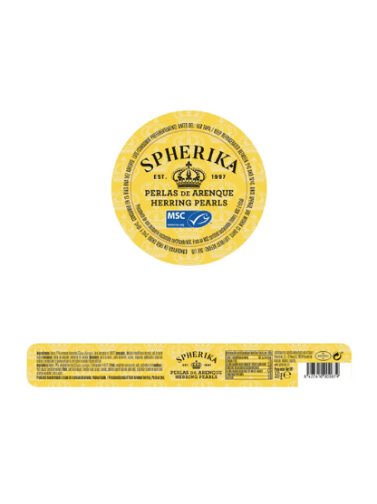 SPHERIKA, sphères noires de hareng fumé 50g