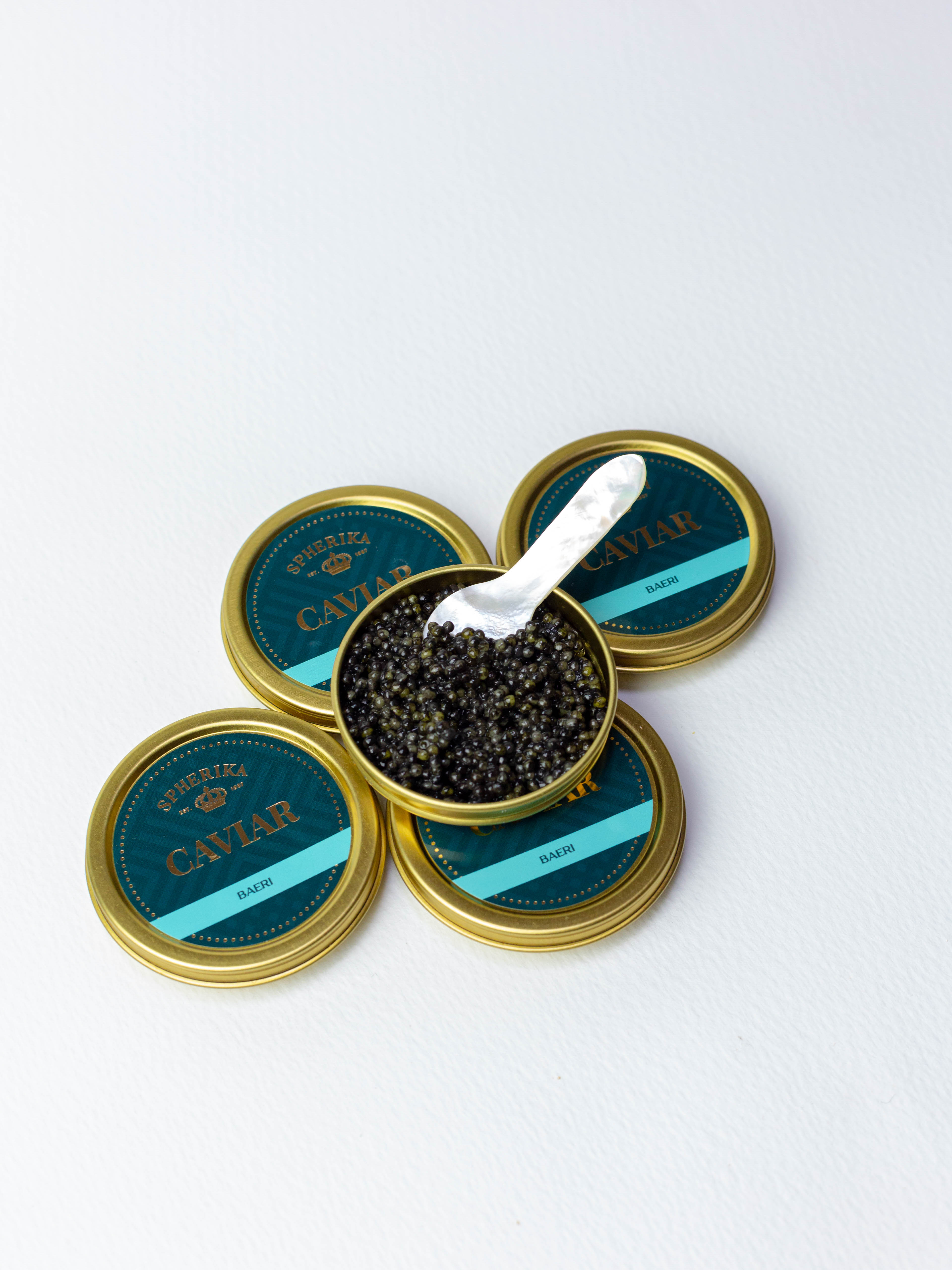 Caviar de esturión spherika